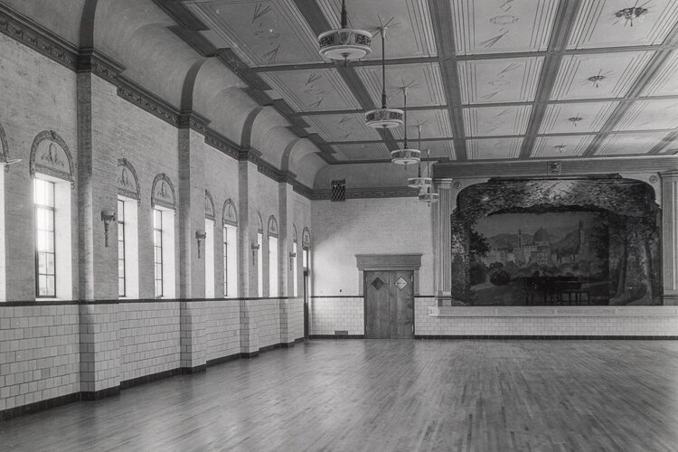 By 1935 the house became Grand Lodge or Fraternal Lodge of Ohio, order Sons of Italy (SOI) in America